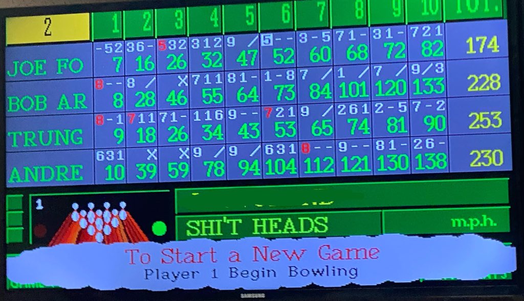 AndrewAugustus's tweet photo. The captain awakens and Bob saves the day as the Shi’theads cruise to a game 2 victory #duckpin https://t.co/EdzmyLlIRK