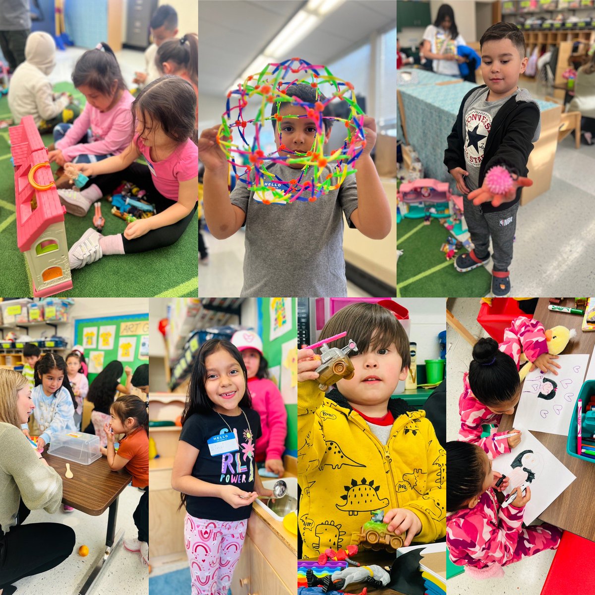 Another PEP session in the books! @MsKatBetancourt & I shared information about Supporting Learning at Home to parents while kids played!After dinner, families worked together to make a backpack craft of their own”Learning at Home” plan. @LCPS_FACE