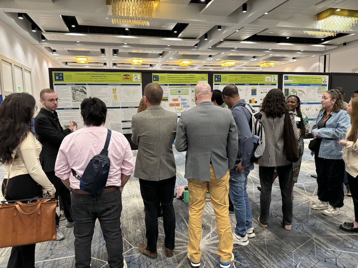 Shout out to the strong <a href="/gwCASHP/">CASHP</a> representation at the 2024 Paleoanthropology Society poster session!