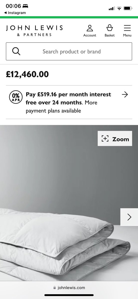 How rich is someone buying a duvet for £12.5k??