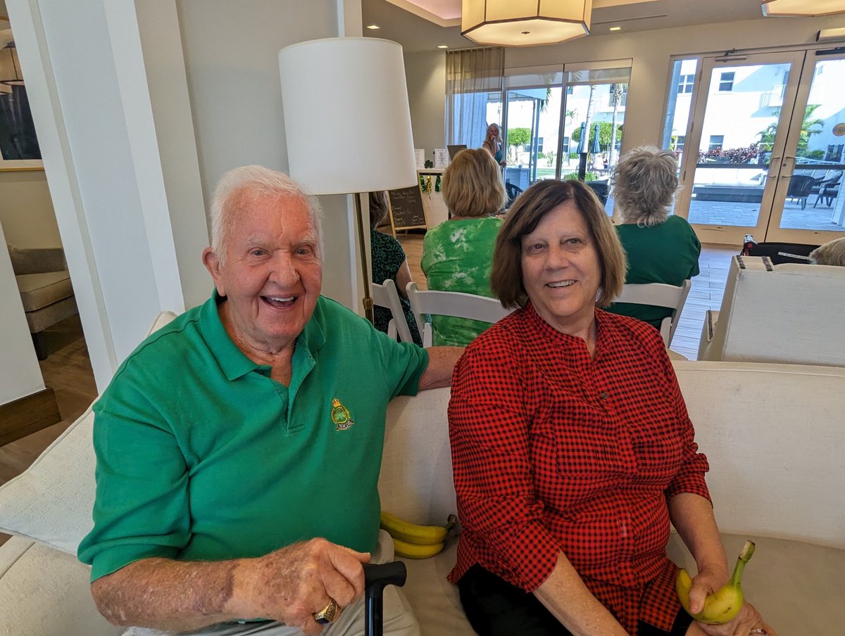 AmavidaLiving's tweet image. Happy St. Patrick’s Day!  We celebrated and had music with Candie pictures. The luck of the Irish was certainly with Louise and her daughter won our “Pot of Gold” Treasure Hunt, congratulations. AmavidaLiving.com #stpatricksday #lucky #funevents #fortmyers #seniors