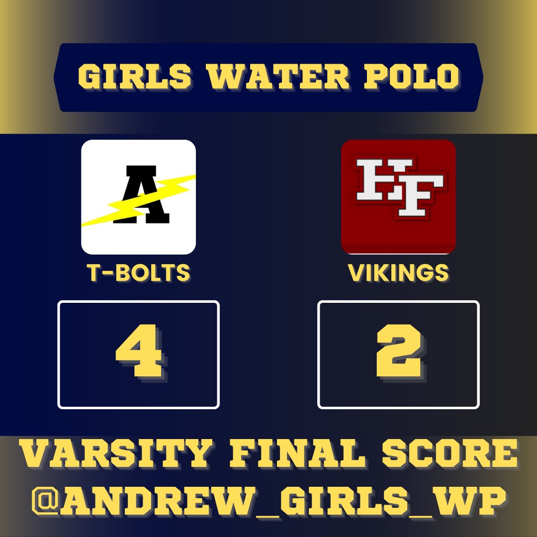Successful home opener for @andrew_girls_WP