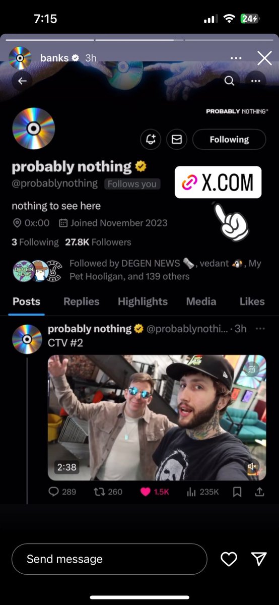 jonithejedi's tweet photo. @probablynothing Banks really da 🐐man, cod days vibes manifesting in new form 🚀

3gNZChcmtasRhGUxKFNd2EpKdj5JxpAvFGKVzMv2qNs5 https://t.co/K5CjWZNyqE
