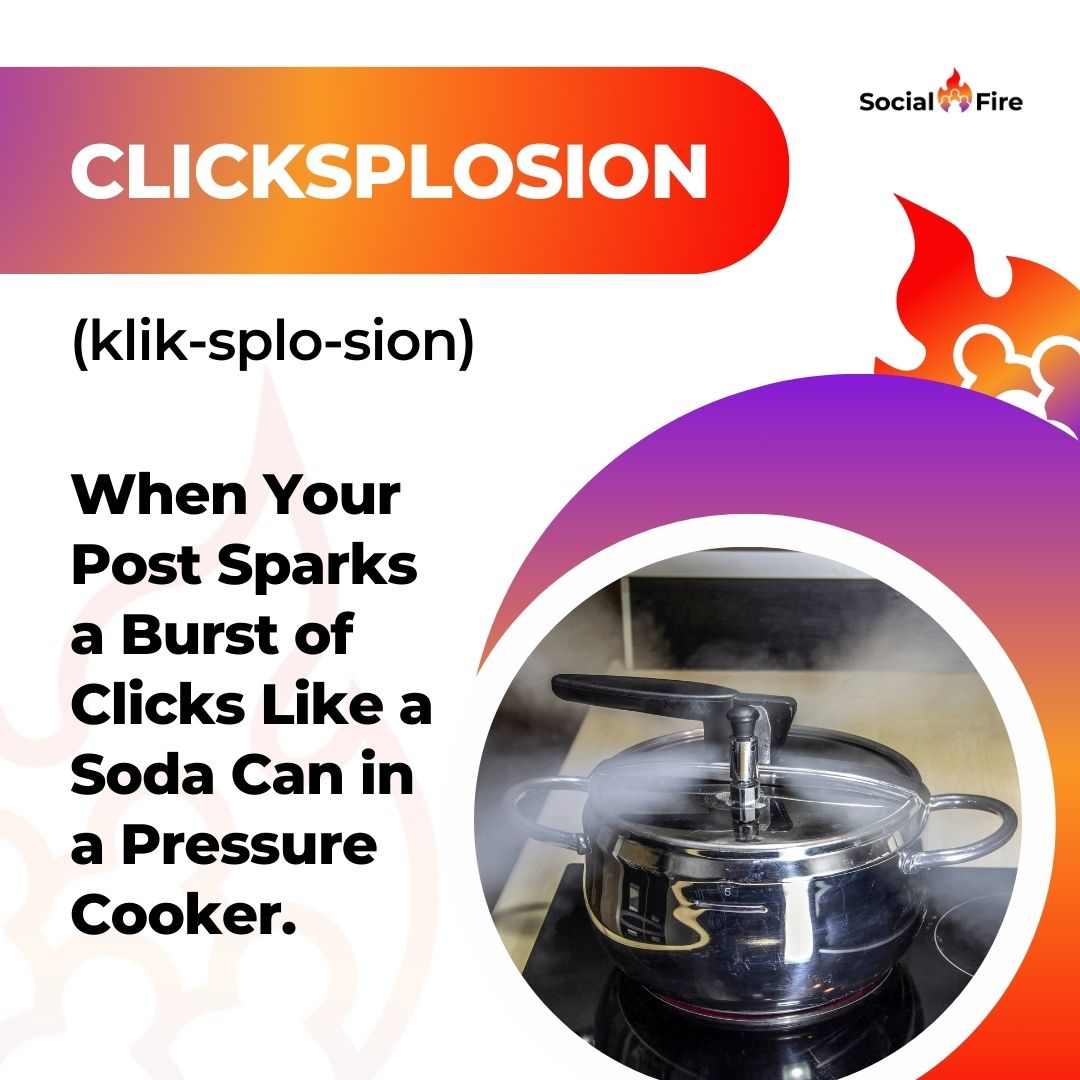 IshamHarris3D's tweet image. The perfect post sparks a Clicksplosion, a burst of clicks, like a shaken soda can. Catch the effervescence at @GetSocialFire. 💥🥤 

#ClickBurst #PerfectPost #EngagementEruption