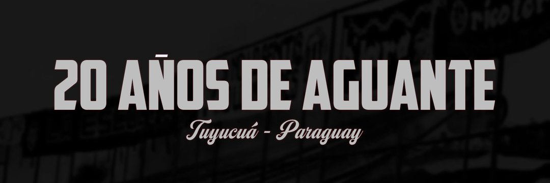 Hoy los muchachos de <a href="/LaEscoltaPy/">La Escolta Libertad</a> cumplen 20 años de vida.

¡Muchas felicidades! Aguante el Guma!
