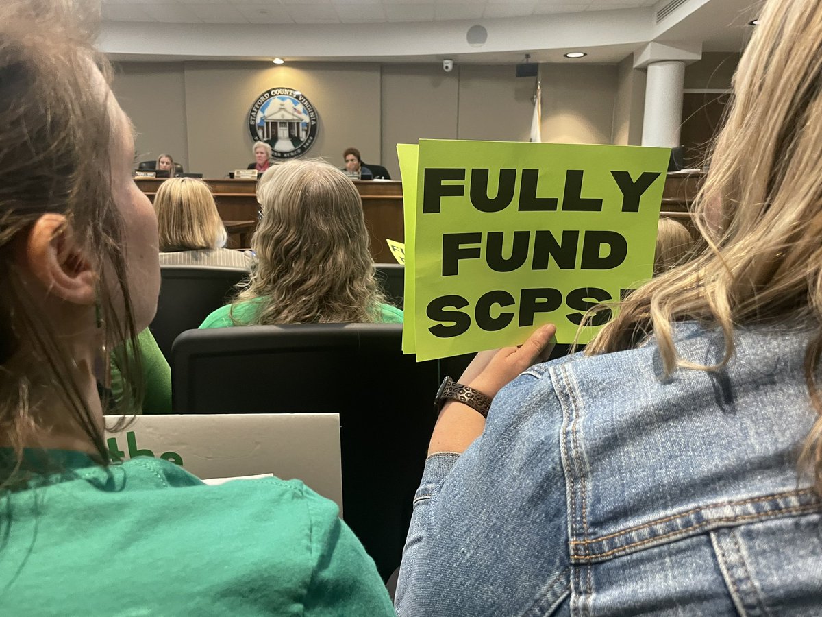 Picture says it all: @SCPSchools has made a reasonable request for adequate resources for next year, with millions of needs prioritized and many that did not make the final cut… Q of the Day: Will our elected leaders listen to the pleas of the community?