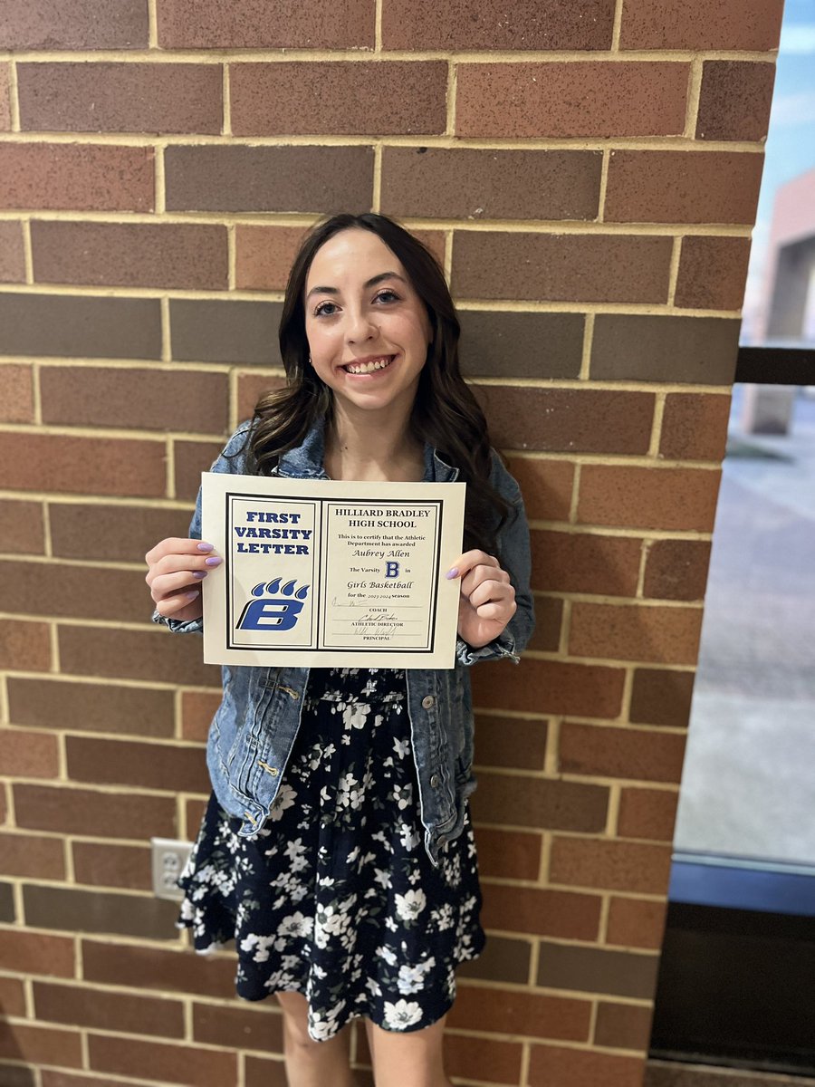 Had a great time celebrating my basketball season with my teammates tonight at our end of the year banquet. Also was excited to earn my first varsity letter for basketball! Time to get to work and be ready to go for my sophomore year! @HBHSathletics @BradleyGBK
