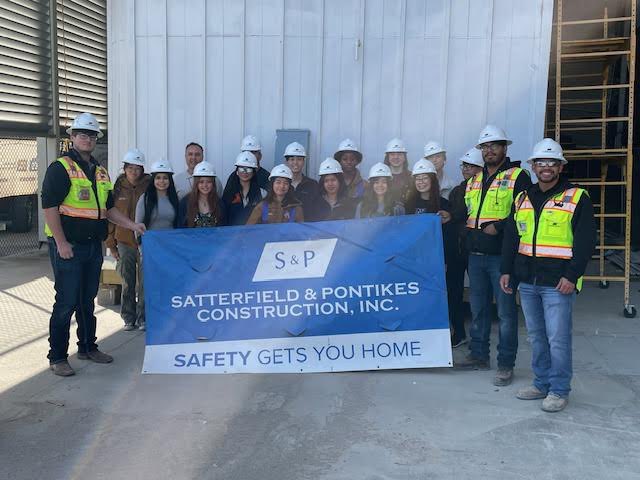 Big thanks to the team at S&amp;P Construction for providing the SCHS Tiny Home Build Team new hard hats!  <a href="/SatPonInc/">Satterfield & Pontikes Construction</a> <a href="/HumbleISD_SCHS/">Summer Creek High</a> <a href="/HumbleISD/">Humble ISD</a> <a href="/HumbleISD_CTE/">Humble ISD CTE</a> #SafetyFirst