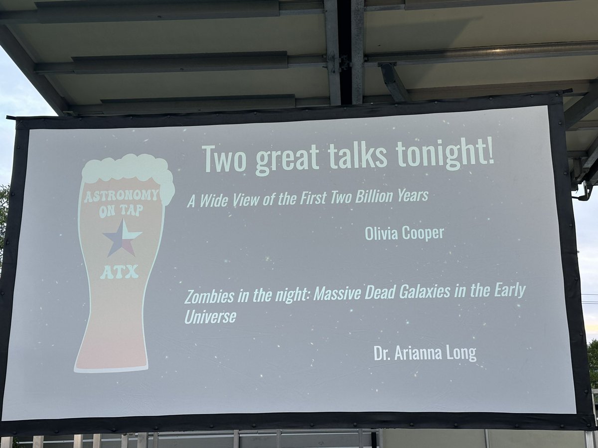 The topics for tonight. #AoTATX78 <a href="/AoTATX/">Astronomy on Tap ATX</a>