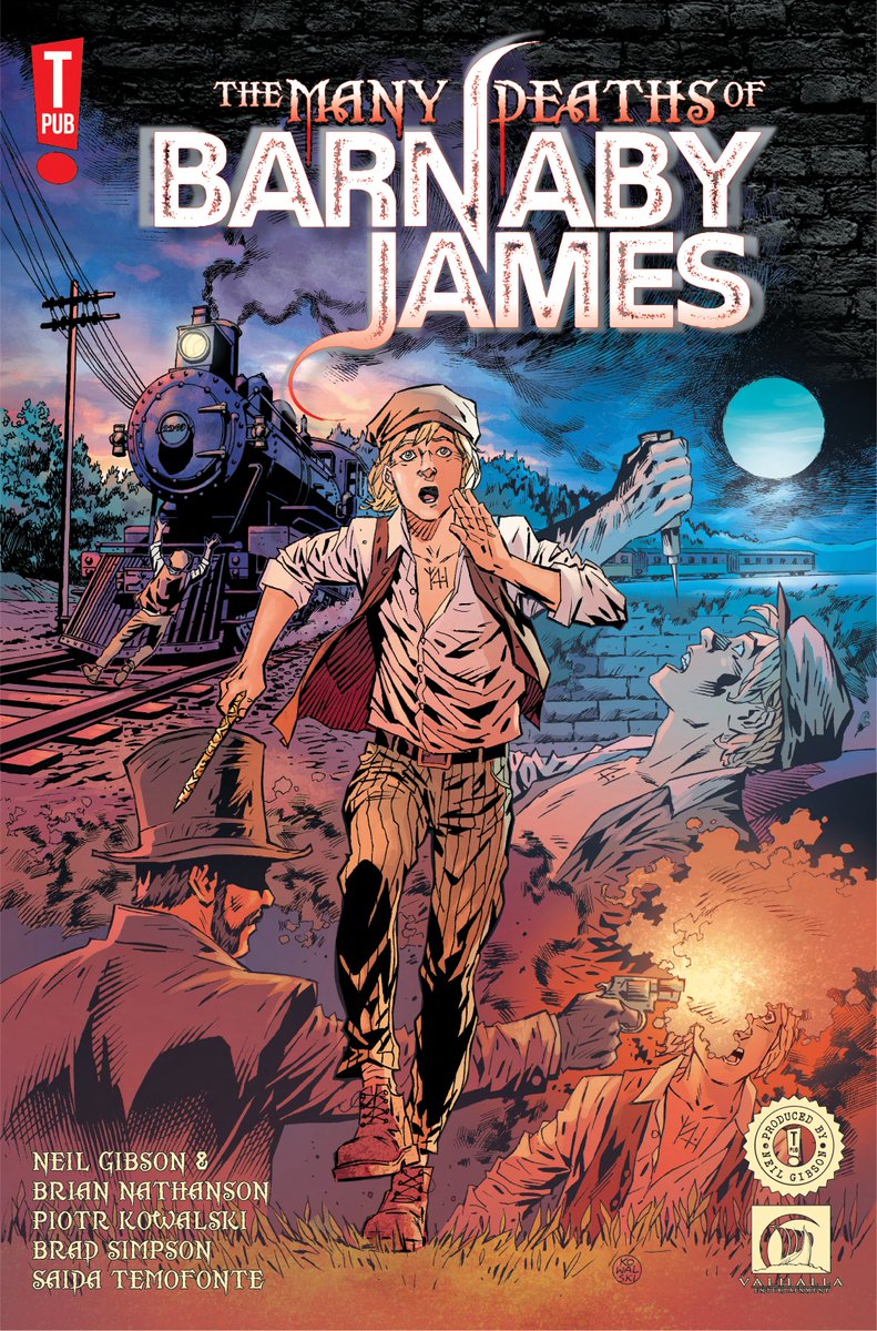 PREVIEWSworld's tweet image. Every year, the circus comes to town. However, &quot;The Black Top&quot; isn&apos;t like any you&apos;ve seen before...

Writers Neil Gibson and Brian Nathanson explain more about THE MANY DEATHS OF BARNABY JAMES from @NGTwistedComics: previewsworld.com/Article/271263…

@TwistedNeil
@piotrkowalski
@20EyesBrad