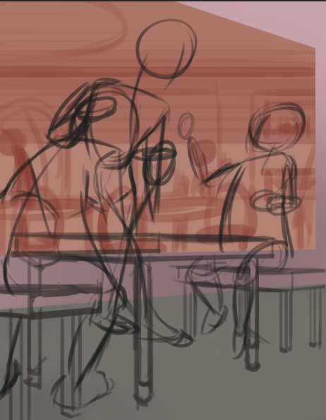 InnerNegi's tweet image. Morning Sketch on Stream with @SakuraFishyy and @imdenzee1 with a mix of chatting~!