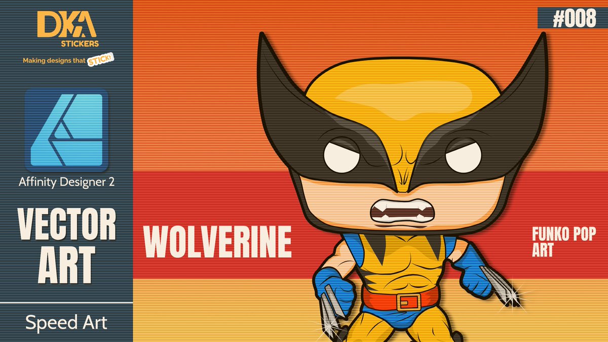 KeithAl01512434's tweet photo. With all the buzz surrounding X-Men '97,  let's pay homage to one of the classics. So, let's jump right in and do a vector trace of our favorite mutant!

https://t.co/GkiDOfSBLB

#xmen #xmen97 #wolverine #funkopop #speedart #vectorart #marvel #comicart #youtubeart #fanart https://t.co/6PTt06e5eR