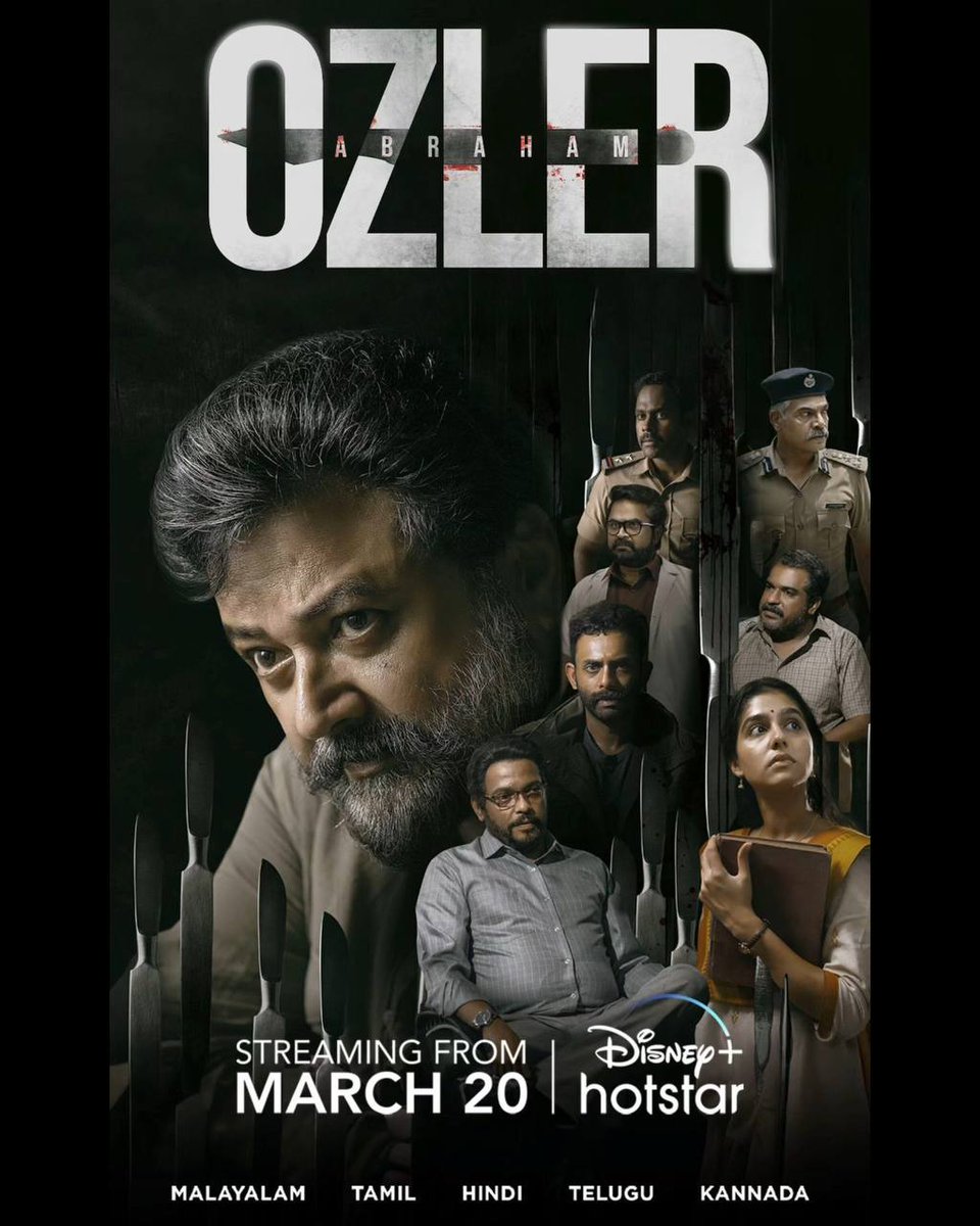 Digital Premiere: Kannada Version Of Malayalam Film #AbrahamOzler(2024) Now Streaming On @DisneyPlusHS Link:hotstar.com/in/movies/abra… IMDb: 7/10 Also Available In Telugu, Tamil & Hindi #KannadaDubbed #KannadaDubbedOnOTT