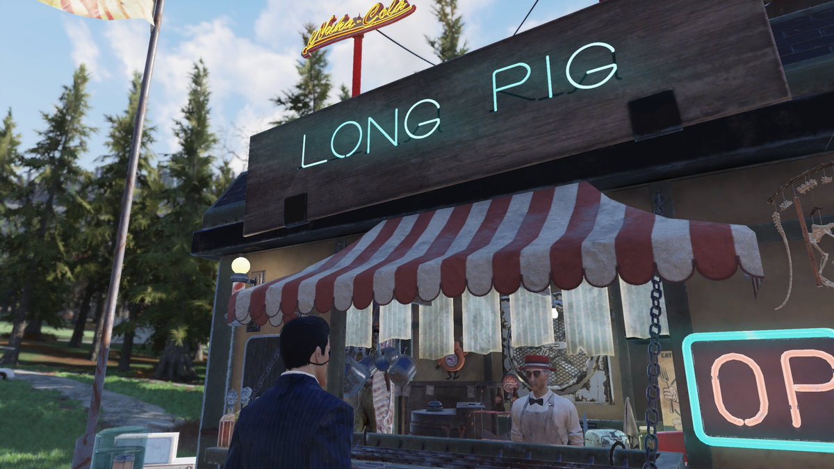 Saw the president at the food stalls today. Wonder what he got?