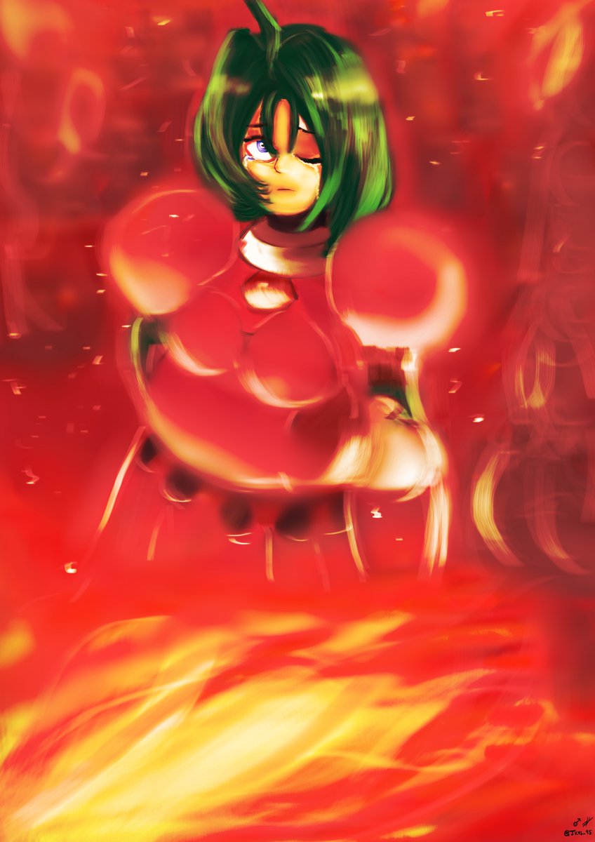 Jkvs_95's tweet image. "No one is coming... at least it's over... I hope it's quick..." - Female Injured Reploid  [X6]

[#ロックマンX6 ]
[#ロックマンX ] 
[ #reploid ]
[ #MegaManX ]
[ #Fanarts ]