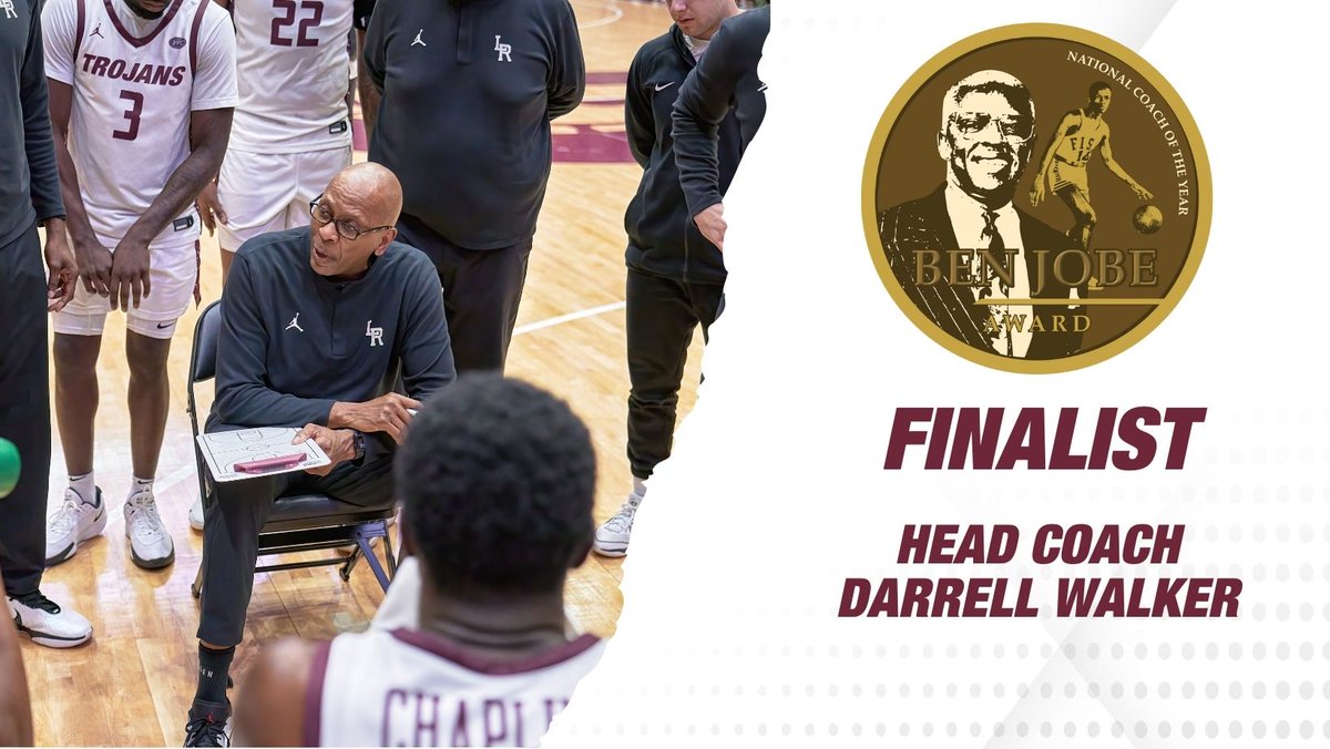 📰 - Little Rock Men's Basketball Head Coach Darrell Walker Named Finalist for Ben Jobe National Coach of the Year 🏀 #littlerocksteam bit.ly/3PpwaEL