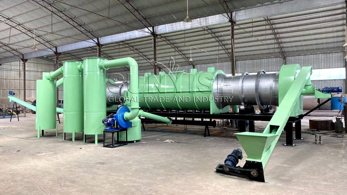 Continuous carbonization equipment for sale. Inquire us to get quotation for free!
WhatsApp: +86 18838039608
E-mail: info@sunrise-biochar.com
#charcoalmakingmachine #charcoalmakingcourse #carbonizationfurnace #carbonization