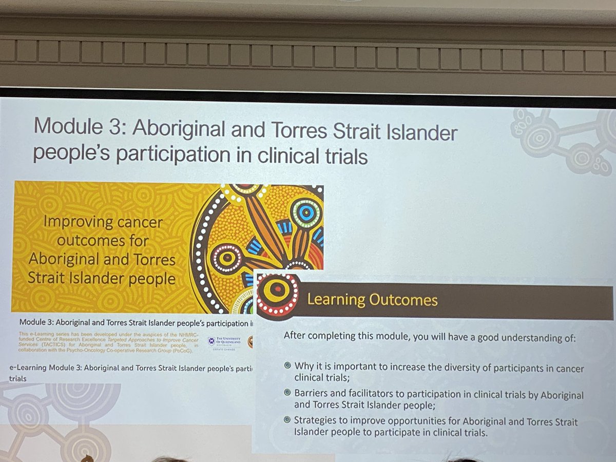 Great set of videos developed by #TACTICSCRE w/ @POCOG1 to support clinicians & resources to provide culturally inclusive care for Aboriginal & Torres Strait Islander people affected by #cancer presented by @CunningJoanHam at #WICC2024 Find them 👉 m.youtube.com/watch?v=TT1sHp…