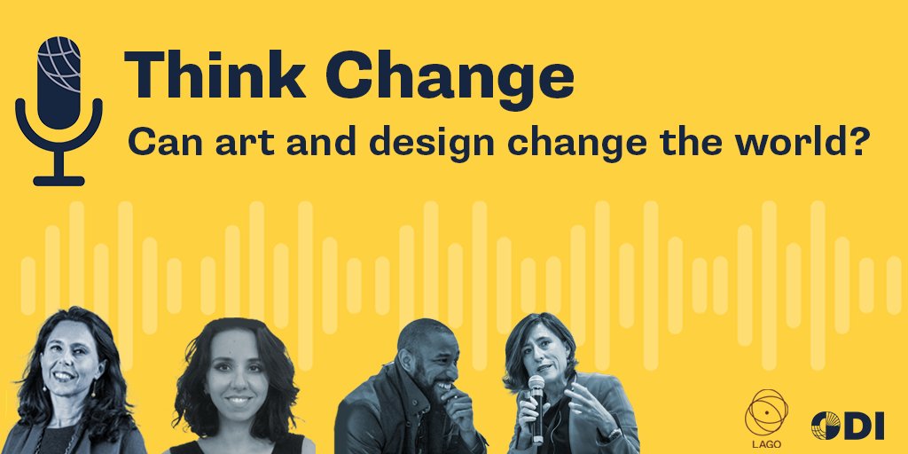 Can #art and #design change the world? 💡

Fascinating to chat to @fedfragapane, @martaforesti & @moleskine's Adama Sanneh about the immense but often overlooked power of #creativity to tackle global injustices & shape policies.

New #ThinkChangePodcast: odi.org/en/insights/th…