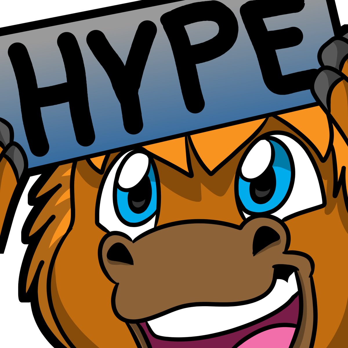 HYPE Emote complete for Steampony! I love the variety of mascots I get to work with 🥹