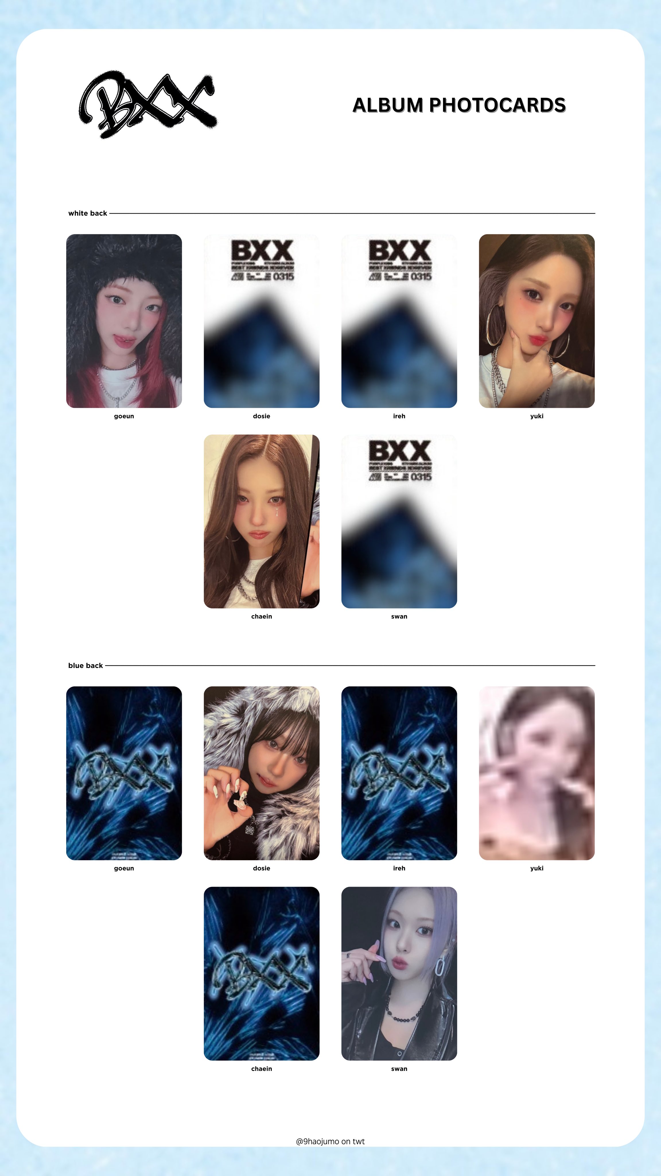 PURPLE KISS BXX 当選トレカ PURPLE KISS 