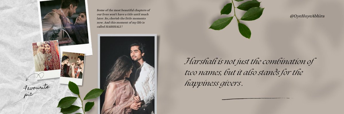 Say hi to my new header featuring my favorite #AbhiRa & #Harshali