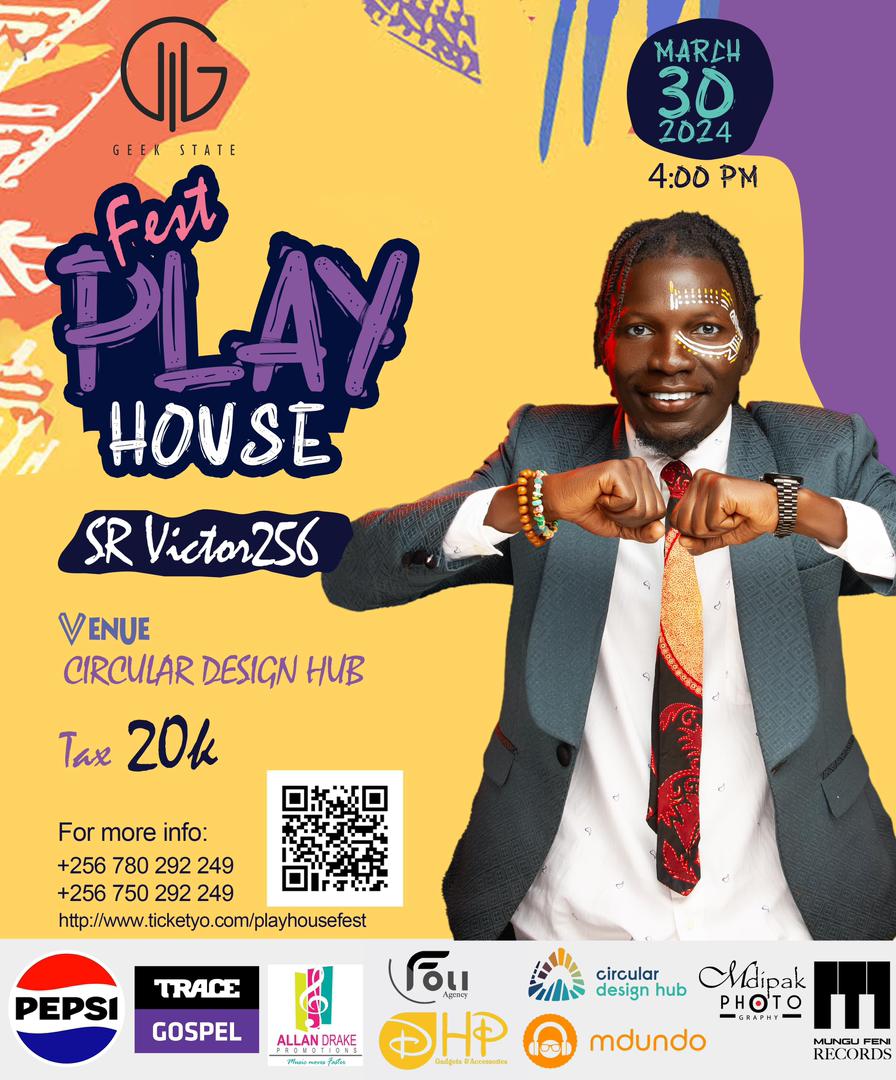 Let’s enter Easter in vibe 💃🏽🕺🏾with Sir Victor 256 as we party in Christ🥳 on Saturday 30th this March 😊 #PlayHouseFest #RoyalArmyUganda #WeDoItForTheGospel