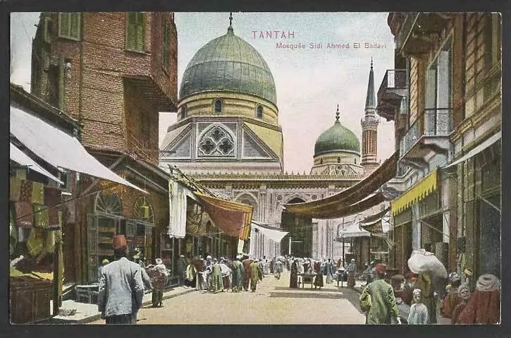 RamiAhmedovich's tweet image. طنطا ١٩٠٠-١٩١٠ السيد البدوي و المديرية و محطة قطار طنطا