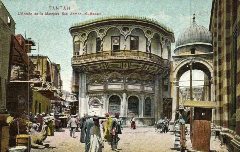 RamiAhmedovich's tweet image. طنطا ١٩٠٠-١٩١٠ السيد البدوي و المديرية و محطة قطار طنطا