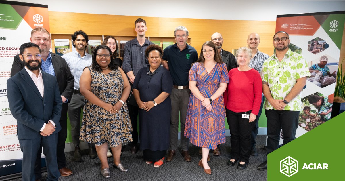 Today we welcomed Prof Unaisi Nabobo-Baba, Vice-Chancellor at @FNUFij, Prof Steven Underhill @usceduau, & Prof Paul Dargusch @MonashUni as part of the PASS-CR staff exchange. Great to hear the impact of #ACIAR capacity building in the #Pacific. Read more bit.ly/3yQnu0V