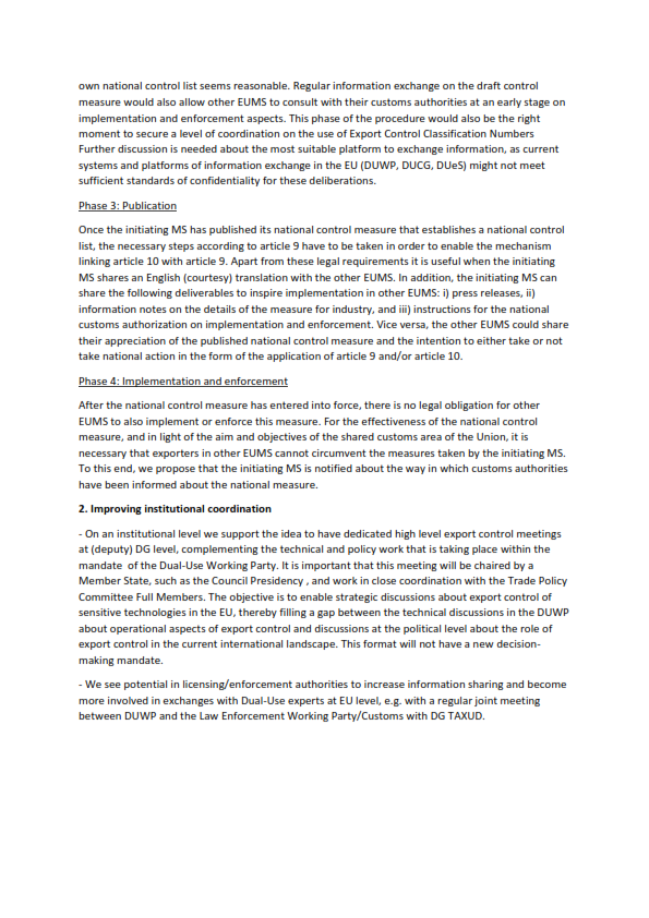 𝐃𝐮𝐭𝐜𝐡 𝐩𝐫𝐨𝐩𝐨𝐬𝐚𝐥𝐬 𝐟𝐨𝐫 𝐞𝐧𝐡𝐚𝐧𝐜𝐞𝐝 𝐄𝐔 𝐜𝐨𝐨𝐫𝐝𝐢𝐧𝐚𝐭𝐢𝐨𝐧 𝐨𝐧 𝐞𝐱𝐩𝐨𝐫𝐭 𝐜𝐨𝐧𝐭𝐫𝐨𝐥𝐬.
#InternationalTrade #GlobalSuccess #Herdem #attorneysatlaw #exportcontrol #sanctions #EU #germany