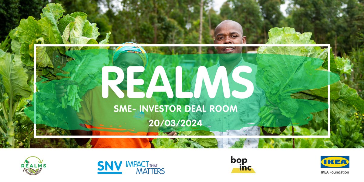 Happening today! The #REALMSProject SME-Investor Deal Room! Join us and be the first to support groundbreaking #SMEs under the #REALMSProject and uncover promising businesses that are reshaping the future of farming and food. #REALMSDealRoom #RegenerativeAgriculture