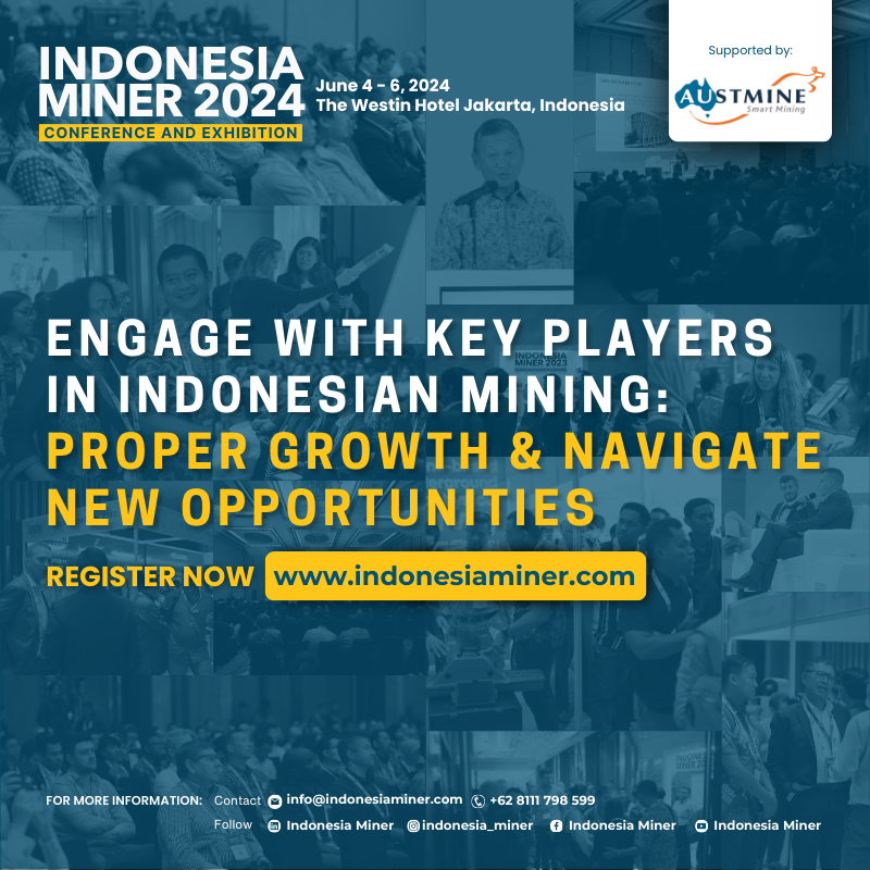 Austmine is excited to be part of a collaborative effort with Indonesia Miner Conference & Exhibition. Austmine Members can participate and receive special discounts on exhibition booths: ow.ly/vbO150QVgTN Visit indonesiaminer.com or contact info@indonesiaminer.com