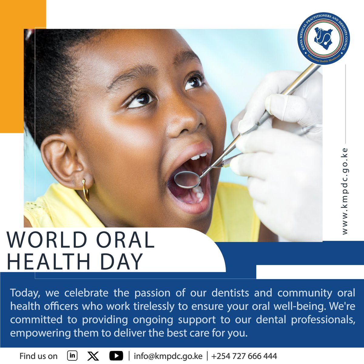 Today, we celebrate the passion of our dentists and community oral health officers who work tirelessly to ensure your oral well-being. We're committed to providing ongoing support to our dental professionals, empowering them to deliver the best care for you. #WorldOralHealthDay