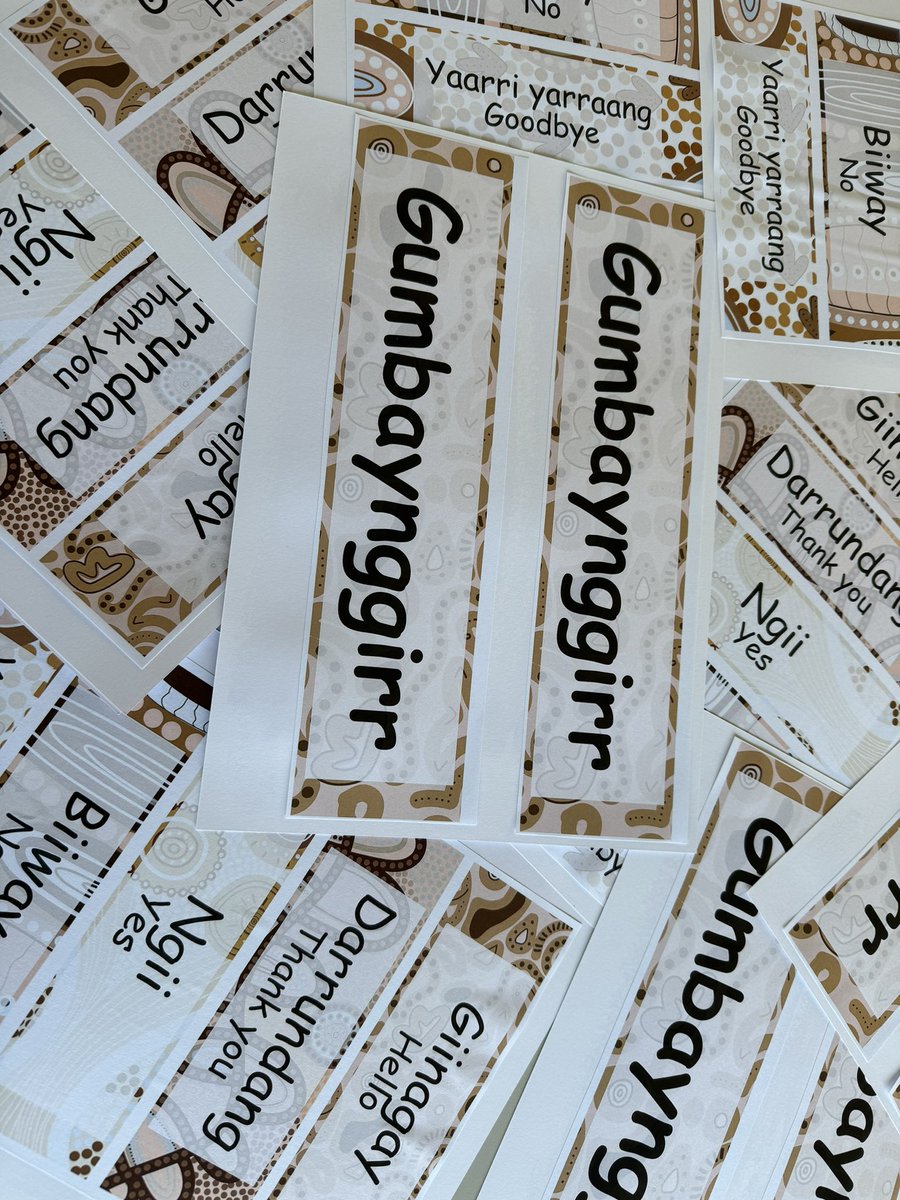 mhocmob's tweet photo. Getting ready for the classrooms. #Gumbaynggirrlanguage https://t.co/vCPw9DF2ff
