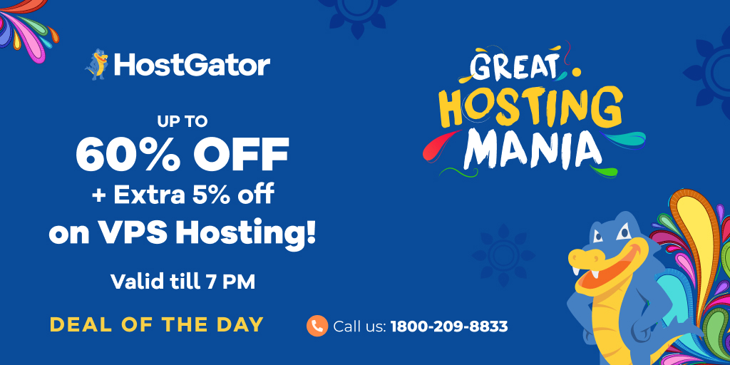HostGator India tweet media