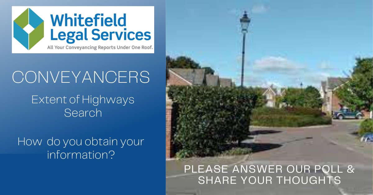 wls_services's tweet photo. Conveyancers - Extent of Highways Search !

Is this part of your Search Order?

Please can you spare a moment to answer this.

https://t.co/PNqHyXcZSN
#conveyancing #highwaysearches #property #trafficschemes #highwayboundaries #propertyuk https://t.co/myVEWUPPbH