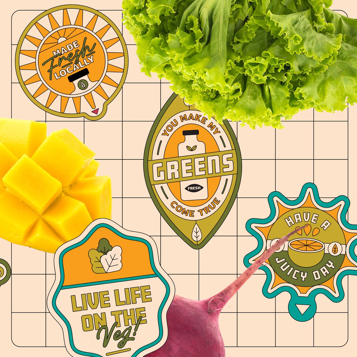 artsydorothy's tweet photo. More stickers!! 🌟 This one’s a freebie for Pure Nectar’s loyal customers :) These designs were inspired by those little stickers you see on fruits/veggies since the brand sells juices made from 100% natural ingredients 🍎🥬

🏷️: #artph #stickers #fruitstickers #fruitystickers https://t.co/Z7gylIFkPc