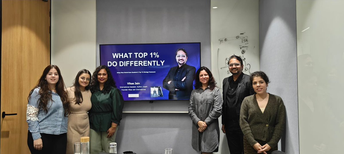 Glimpses of our #workshop with #leadership and #business expert Vikas Jain on the strategies and mindset that set apart the top 1% from the rest. Know more about Vikas: outstandingspeakersbureau.in/speakers/vikas… Talk to our team to schedule a session with Vikas Jain, email us at connect@tosb.in