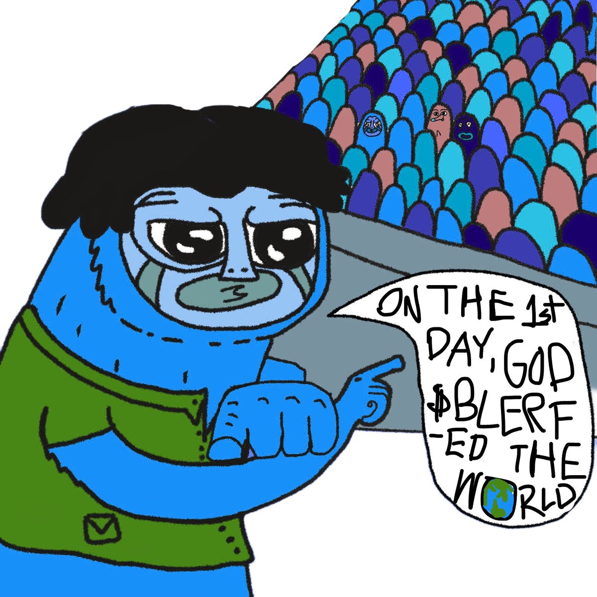 Blerfbase's tweet image. Preacher $Blerf-erson sharing the good word with the other cryptographic factions

DO NOT PURCHASE THE RUG-PULLS

ONLY BUY $BLERF