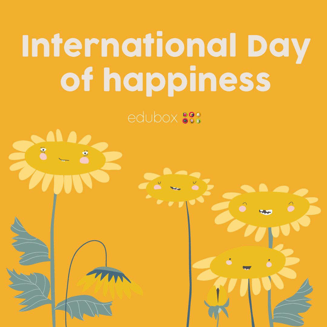 EduboxSocial's tweet photo. On this International Day of Happiness, let's prioritise mental health. Take a moment to commit to doing one thing that brings you joy today. Whether it's a walk in nature, enjoying your favourite meal, or spending time with loved ones, prioritise your happiness and well-being. https://t.co/EIezoYDBzJ