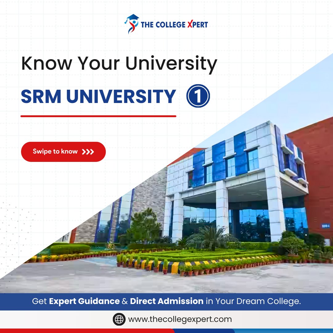 CollageXpert's tweet photo. Explore SRM University Achievements! Get expert guidance for direct admission in your dream college. Learn more about Know Your University SRM here!

Call now – 9599737909
Email - thecollegexpert99@gmail.com
Website – (Link is in bio)

#ExploreSRMUniversity #SRMAchievements https://t.co/t1J8FObgzJ