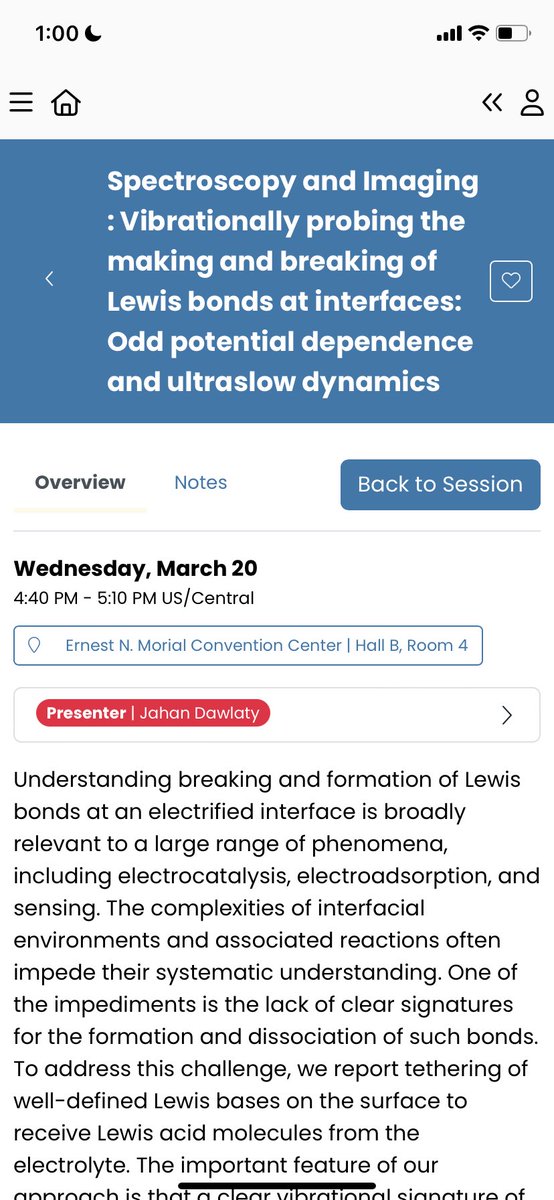 My talk on making and breaking Lewis bonds (the classic pyridine-BF3) at an electrochemical interface is tomorrow at #ACSSpring2024 .

Also, there will be results on very slow kinetics of ion desolvation from the bulk to the interface.
