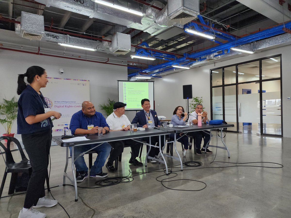 Secure Connections, together with Better Internet PH, currently hosting a panel on critical infrastructure and cybersecurity at the Digital Rights Conference co-presented by <a href="/FMA_PH/">FMA</a> and Internews.