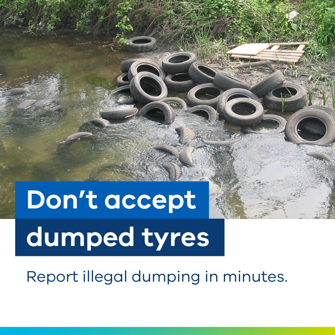 EPA Victoria: Waste tyres are your business - don't get caught out, don't accept dumped tyres

See EPA Victoria's quick tips to ensure you are doing the right thing 
👉tyrestewardship.org.au/news/epa-victo… 

#TyreStewardship #IllegalTyreDumping