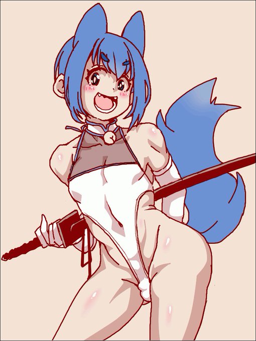 アオダヌキ侍ボーイ君!勝負だ!
©お宮マンさん(@omiya_a_go_go) 