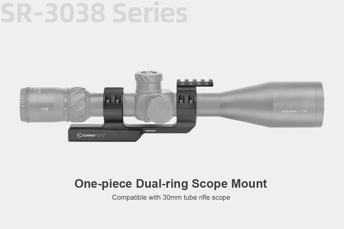 Introducing SR-3038 Series 30 mm Dual-ring One-piece scope mounts with 0 MOA and 25 MOA
More information: bit.ly/SWS_SR3038

#sunwayfotosr3038 #scopemounts #scopewmountsystem #scope