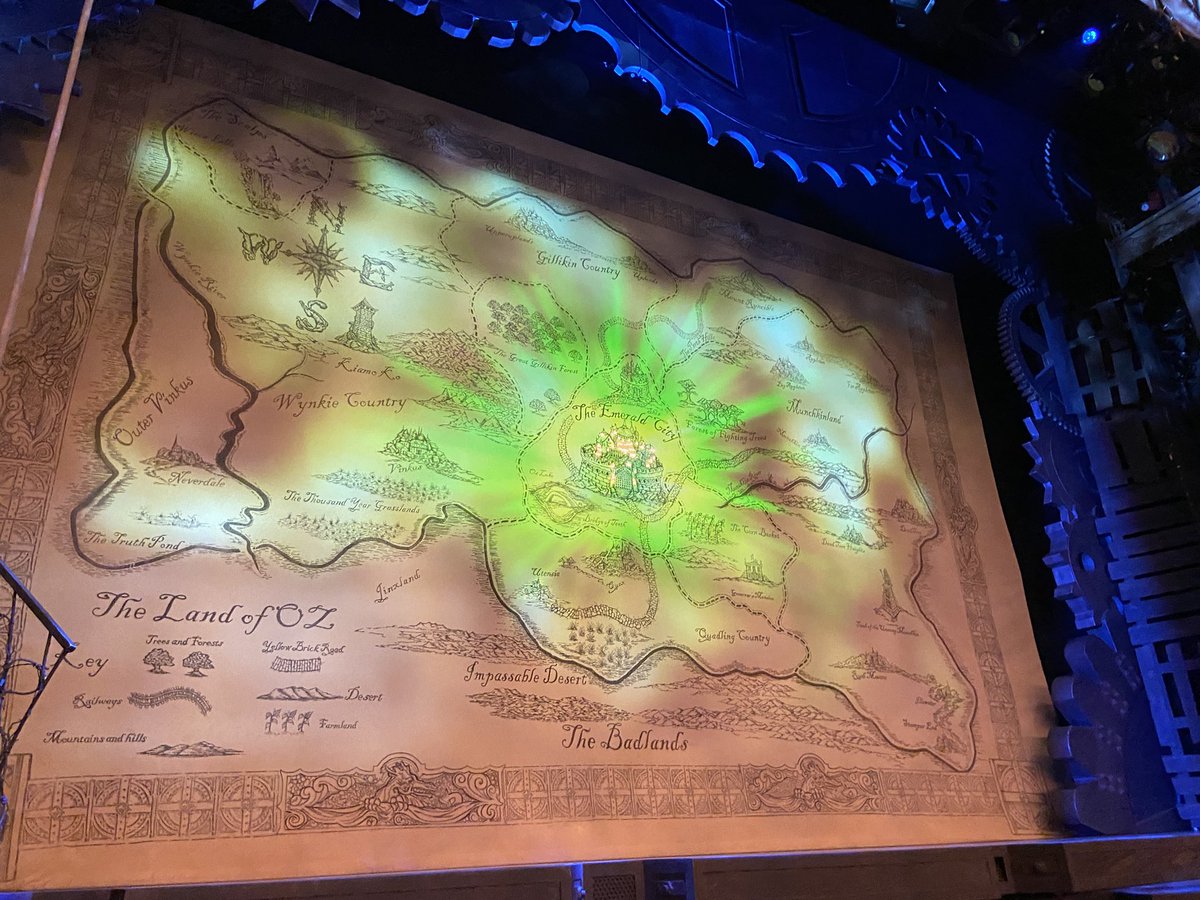 These seats will do nicely… time to defy gravity! @WickedinOz #WickedinOz