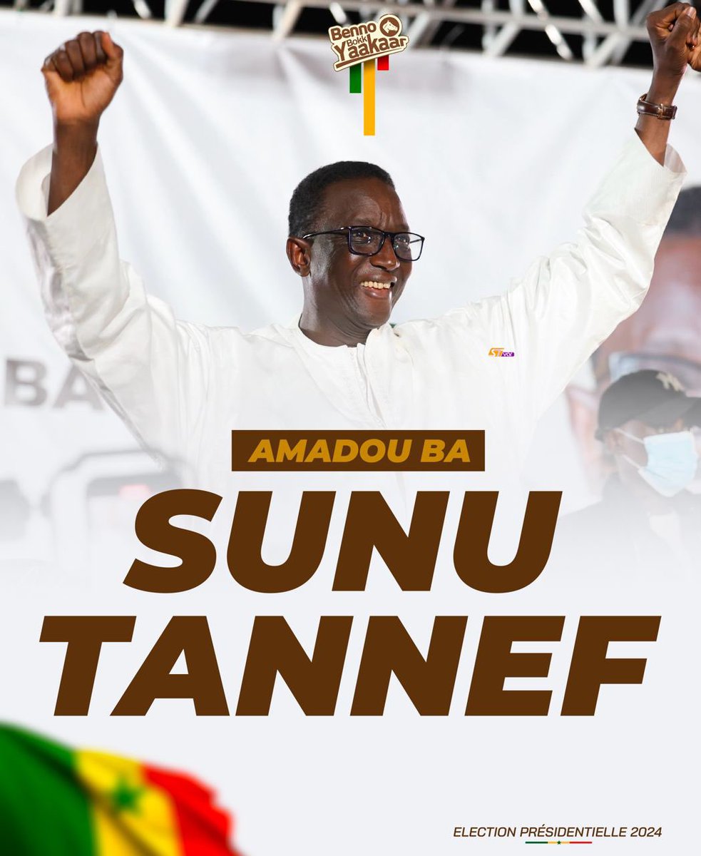 Un Grand Homme
Un Grand Chef d’Etat 

Amadou BA mooy tannef Bambi woor 🗳️✅