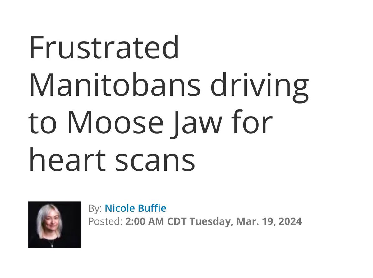 Can’t believe these people are getting out-of-province health care for their urgent needs instead of waiting years for Uzoma to build capacity in Manitoba 🤬🤬 #mbpoli winnipegfreepress.com/breakingnews/2…